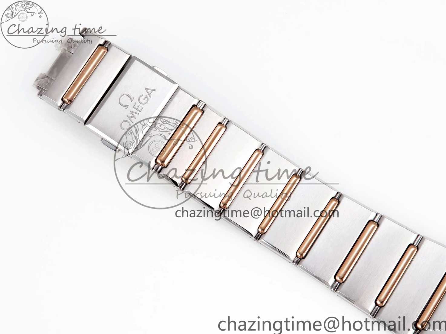 1231 Lightweight Constellation 39mm SS RG Diamonds Bezel ASWF 1:1 Best Edition White Diamonds Dial on SS RG Bracelet A 7774